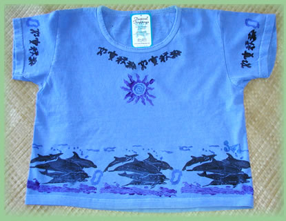 underwater dolphin women's crop tee